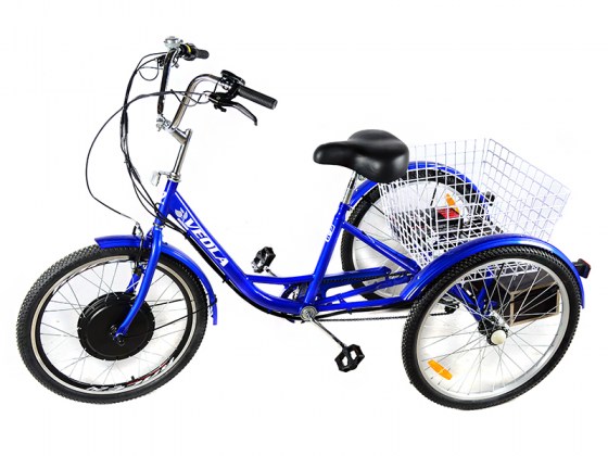 Трехколесный электровелосипед для взрослых VEOLA TRIKE 36 вольт